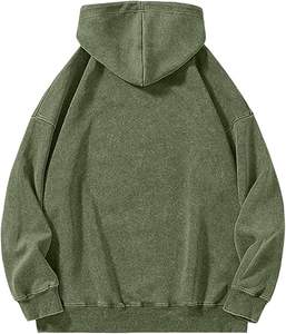 <b>Trendy</b> Pullover Acid Wash <b>Hoodie</b> for Men Streetwear Style Oversized Acid Wash Pullover <b>Hoodie</b> for Men and Women - Product Image 5