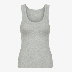 เสื้อกล้ามผู้หญิงผ้าฝ้ายคอตตอนใส่ออกกำลังกายเสื้อคอรูปตัวยูพร้อมโลโก้แบรนด์ตามสั่ง - Product Image 1