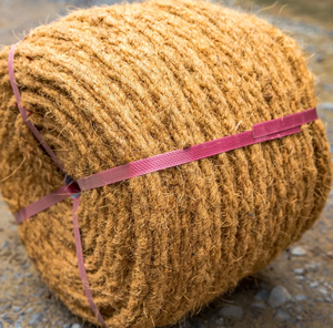Cuerda Trenzada de Fibra de Coco de Alta Calidad, Duradera, Resistente, Natural, Marrón, Ecológica, 17 mm de Diámetro, 750 m de Longitud, Fabricada en Austria - Product Image 3