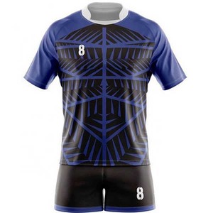 2025 estilo personalizado de secado rápido de Rugby Jersey conjunto corto transpirable sublimado al por mayor uniforme de Rugby a precio barato - Product Image 4