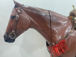 Ensemble de sellerie en cuir occidental pour cheval de loisirs et de randonnée, avec têtière et plastron, qualité supérieure - Product Image 6