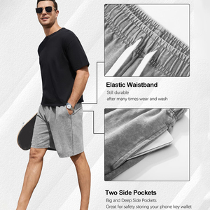 กางเกงขาสั้นผู้ชายแบบย้อนยุคระบายอากาศได้ดี - Product Image 4