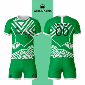 Nueva Camiseta Deportiva de Fútbol Personalizada de Poliéster Liso y Transpirable para Hombre, Uniforme de Fútbol de Secado Rápido en Venta - Product Image 5