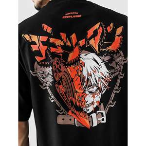Chainsaw Man Denji Jersey 100% coton Tissu confortable et durable - Product Image 5