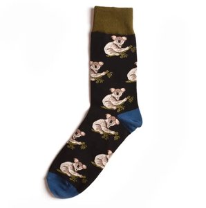 Chaussettes de sport décontractées unisexes en laine 100% colorées pour hommes, vente en gros personnalisée - Product Image 6