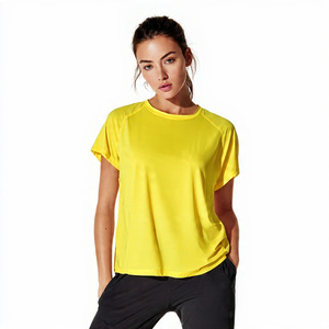 T-shirt de yoga à manches longues pour femmes, haut de sport ample à col rond, vêtements de sport pour femmes, t-shirts de sport pour femmes - Product Image 5