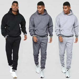 Nouveau modèle Survêtements de jogging 2 pièces grande taille pour hommes et femmes Ensembles de survêtements d'hiver pour l'entraînement - Product Image 6