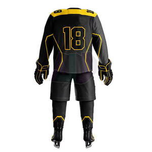 Tenues de hockey sur glace hautement professionnelles, 100% polyester, respirantes, légères, durables, conçues pour l'entraînement - Product Image 5