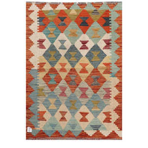 Tapis Kilim d'Afghanistan Maimana 114 x 82 cm, tapis et ensembles traditionnels afghans - Product Image 1