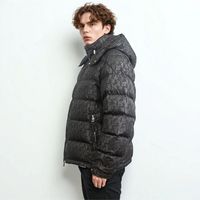 Vêtements d'hiver noirs de mode en gros, manteaux de créateur, veste en toile de cachemire à capuche, douce, imperméable, grande taille, pour l'extérieur, personnalisée