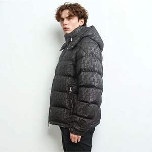 Wholesale Fashion Black Winter Clothing Designer <b>Coats</b> Custom Soft Waterproof Outdoor Plus Size Bubble Men's Down Puffer Jacket - Product Image 4