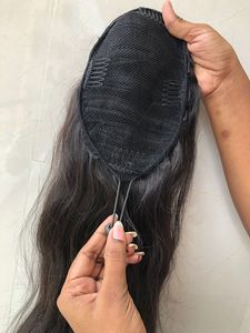 Vente en gros Extensions de cheveux humains queue de cheval ondulée naturelle de 24 pouces Cuticule vierge Remy brut cambodgien aligné, meilleur fournisseur indien - Product Image 2