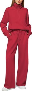 Conjunto Deportivo de Dos Piezas para Mujer, Estampado, Informal, Ligero, Cómodo para el Hogar y la Calle - Product Image 6