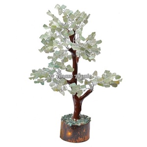 Acheter Arbre de pierre précieuse de jaspe noir fait main avec 300 perles pour Feng Shui Vente en gros Arbre de cristal de guérison Reiki pour la décoration - Product Image 6