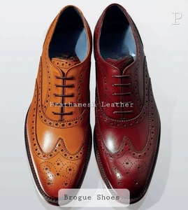 Cuero Brogue Diseño de lujo Zapatos de vestir Oficina Reunión Junta Reunión Disponible Cantidad a granel Zapatos de cuero real Calidad de exportación - Product Image 4