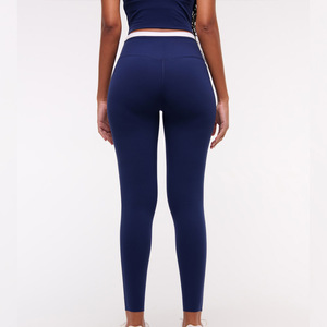 Wholesale Women Workout Sleeveless High Waist Biker Yoga Set Quick Drying Breathable Women Gym Wear Yoga Set - Product Image 4