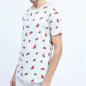 2025 t-shirts de sublimation décontractés pour hommes les plus vendus-respirant séchage rapide léger polyester/coton couleurs et logos personnalisés - Product Image 2