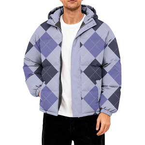 Veste matelassée noire de haute qualité, veste matelassée pour homme, veste matelassée d'hiver pour adultes, hommes - Product Image 1