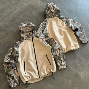 Manufacturer Custom Windbreaker <b>Zip</b> <b>up</b> <b>Jackets</b> for Men Camouflage Windproof Waterproof Coat High Quality Custom Shell <b>Jackets</b> - Product Image 1