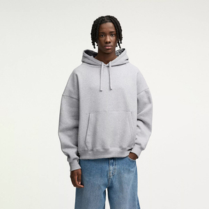 Doven – Nouveaux sweats à capuche épais 600 GSM, coupe ample et courte, sans cordon, en coton sport, avec logo personnalisé, pour hommes - Product Image 1