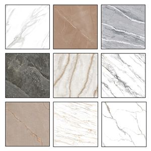 Carreaux de sol en porcelaine brillante 600x600 avec isolation thermique pour les applications modernes de villas, de centres commerciaux et d'écoles - Product Image 2