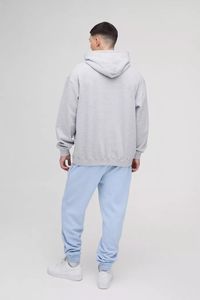 ชุดวอร์มมีฮู้ดสำหรับผู้ชายโอเวอร์ไซส์ซักได้ทั่วโลกชุดวอร์มลำลองระบายอากาศได้ดีและใส่สบาย - Product Image 2