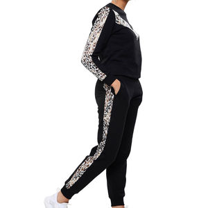 Meilleure vente de survêtement personnalisé imprimé à motif solide 100% coton respirant et écologique pour femmes, logo de marque privée, prix de la mode - Product Image 2