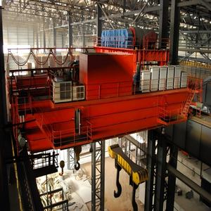 رافعة علوية مزدوجة العارضة من QDY بطول 20 متر مع محرك لمناولة وعاء الصلب المنصهر في مصانع الصلب، فئة الحمل الثقيل A8 - Product Image 1