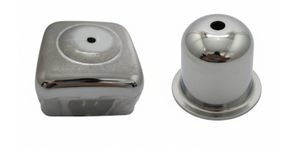 Conception personnalisée Capuchons de soupapes empilables en acier à usage intensif Pied de sillage carré Tôle de qualité supérieure - Product Image 2