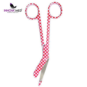 Ciseaux chirurgicaux à carreaux sur mesure de qualité supérieure en acier inoxydable, instruments chirurgicaux OEM, prix usine - Product Image 5