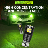 Ampoule LED T10 W5W 18SMD 2016 2W 500LM à haute luminosité, adaptée aux systèmes d'éclairage automobile 12V 24V