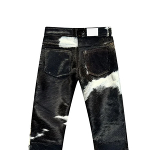 Pantalon en cuir de vache véritable pour homme de qualité supérieure, léger, best-seller, pantalon en cuir de vache élégant pour homme, différentes couleurs - Product Image 3