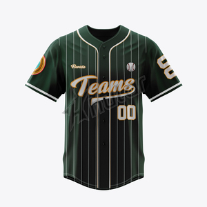 Maillots de baseball élégants et très populaires de haute qualité pour 2025, personnalisables pour toutes les équipes, 100 % polyester, anti-UV, séchage rapide - Product Image 6