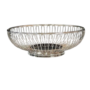 Table de service et de stockage de pain frais en aluminium métal panier à pain utilisé à la maison cuisine panier à pain décoratif - Product Image 1