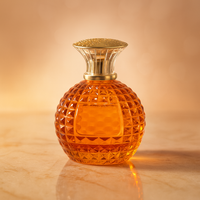 Flacon de parfum vide en verre serti de 100 ml, design de luxe personnalisé, avec bouchon pulvérisateur à pompe, diffuseur rond à bâtonnets – Vente en gros de haute qualité