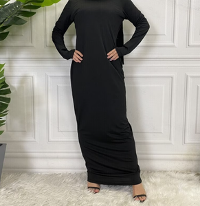 2024 dernier Style fantaisie soie fait surdimensionné Abaya femmes caftan vêtements islamiques Offre Spéciale en mousseline de soie personnalisé dernier Style caftan - Product Image 1
