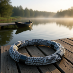 Cuerda de Pesca de Acero Galvanizado y Recubierto de Plástico, 3.0-4.0 mm, Longitud 170 m, 6 X 7 + 1 FE, Resistencia al Rotura Mínima 5.28 KN - Product Image 3