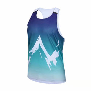 Haute qualité hommes débardeurs pour Fitness musculation décontracté côtelé coton élastique tricoté gilet en gros Singlet pour la salle de sport - Product Image 3