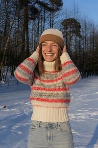 Gorros de Lana/Algodón Transpirables e Impermeables con Diseño Jacquard Unisex para Adultos, Servicio OEM, Venta al Por Mayor, Hechos a Medida, Alta Calidad, Nuevo Diseño 2025 - Product Image 5