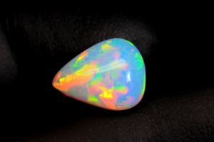 Amazing Ethiopian Opal Cabochon lisse poli en forme de poire Stone Nice Ethiopian Opal Gemstone Gift for Her - Product Image 3