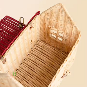Newest Rattan Kids House Wicker <b>Small</b> Storage <b>Basket</b> Eco Friendly Kids Toys New Products Made in Vietnam HNH Craft - Product Image 2