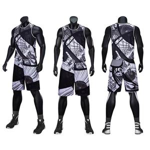 Ensemble d'uniformes de basket-ball d'été direct d'usine Meilleur prix Design respirant avec de nouvelles techniques imprimées Maillot de Offre Spéciale - Product Image 6