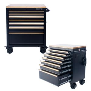Venta al por mayor de acero inoxidable 07 cajón carro cofre de herramientas OEM garaje automotriz rodante Caja de Herramientas ruedas al por mayor conjunto mecánico - Product Image 1