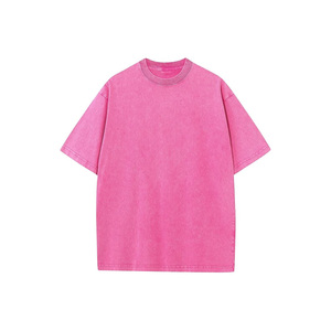T-shirts unisexe en coton surdimensionné pour hommes Casual Loose Fit Short Sleeve Solid Basic Tops Everyday Comfort and Stylish Design - Product Image 4