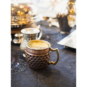 Taza de Cobre 100% Puro, Martillada, para Moscow Mule, Cerveza Pura, Hecha en India por ARTISTIQUE - Product Image 5