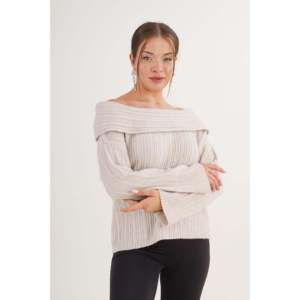 เสื้อสเวตเตอร์ผู้หญิงปักเลื่อมลายมาดอนน่าขายส่ง - Product Image 5