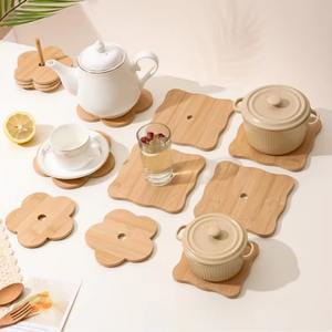 Alfombrilla minimalista para bebidas y té para uso en la mesa del hogar, almohadilla decorativa, utensilios de cocina elegantes de calidad decente - Product Image 4