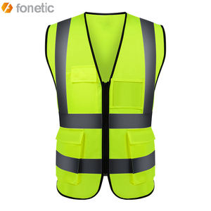 2022 nouveauté haute qualité léger haute visibilité gilet Logo personnalisé impression étanche à l'eau pour le travail en plein air - Product Image 3