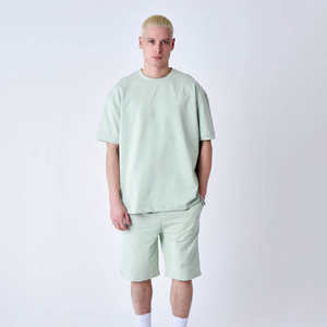 Custom Logo Summer Sportswear <b>Tshirt</b> <b>and</b> <b>Shorts</b> <b>Set</b> Cotton Running Custom Men <b>Short</b> <b>Sets</b> - Product Image 5