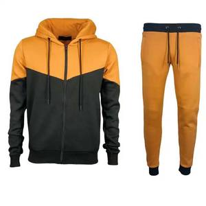 Conjunto Deportivo Personalizado para Hombre, con Capucha y Cierre de Cremallera, Ligero, de Algodón, para Entrenamiento, Correr, Dos Piezas, Invierno - Product Image 2